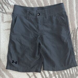 Under Armour Boys Charcoal Performance Shorts